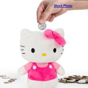 Jay Franco Plush Hello Kitty Coin Bank 8" tall